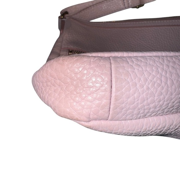 FOSSIL Elise Large Crossbody in Dusty Rose Pebbled Leather LIKE NEW - Picture 8 of 14